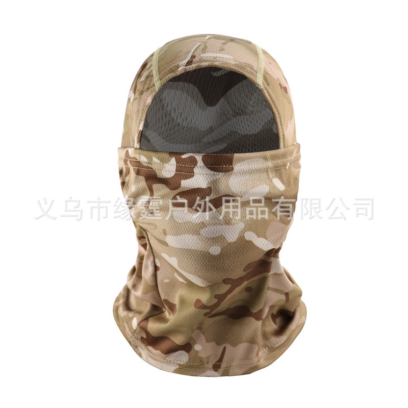 The Last Aztec, (Has to order  Minimum 2 to proceed with the order) Cross-border supply camouflage scarf hood outdoor riding mask hunting camouflage scarf fishing equipment