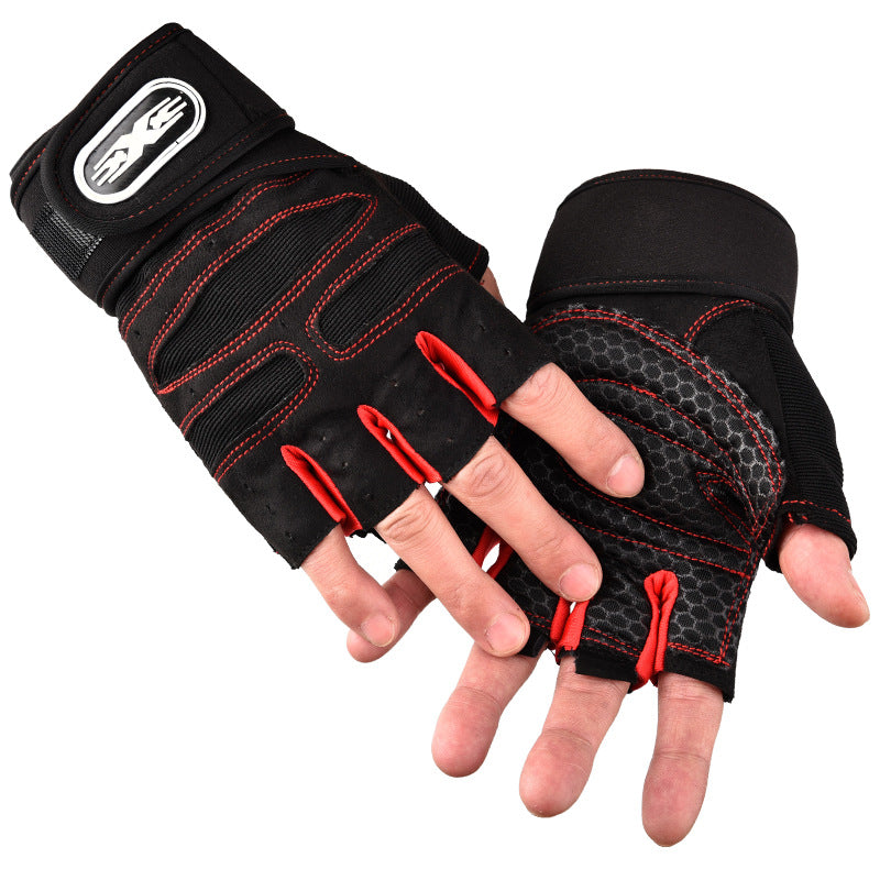 The Last Aztec, Gym gloves, summer women's training, professional men's equipment, anti-cocoon wrist guards, wear-resistant, non-slip wrist guards, exercise half fingers
