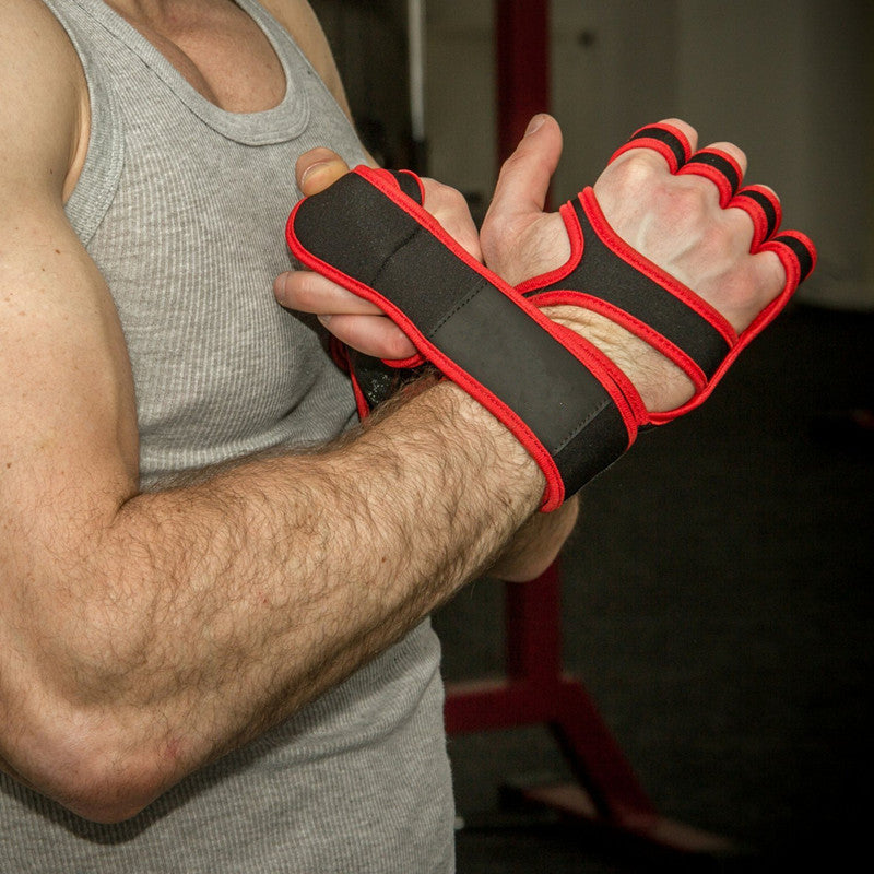 The Last Aztec, Source Manufacturers Leather Silicone Riding Gloves Fitness Gloves Weightlifting Gloves Half Finger Belt Wrist Gloves