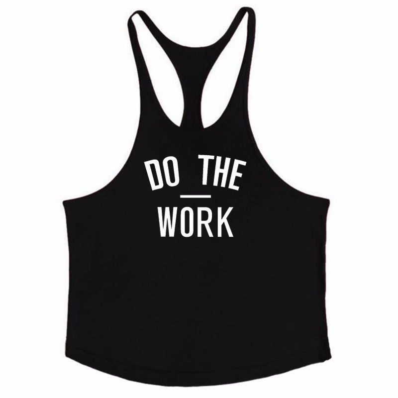 The Last Aztec, DO THE WORK MUSCULAR FITNESS VEST MALE BODYBUILDING WORKOUT DIGGING DEEP COTTON SPORTS CAMISOLE UKI