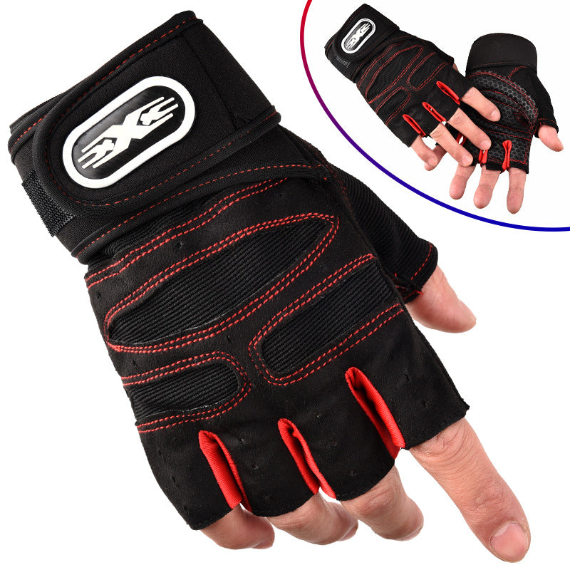 The Last Aztec, Gym gloves, summer women's training, professional men's equipment, anti-cocoon wrist guards, wear-resistant, non-slip wrist guards, exercise half fingers