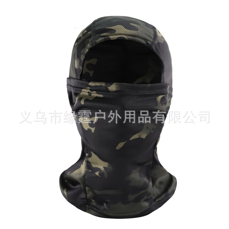 The Last Aztec, (Has to order  Minimum 2 to proceed with the order) Cross-border supply camouflage scarf hood outdoor riding mask hunting camouflage scarf fishing equipment