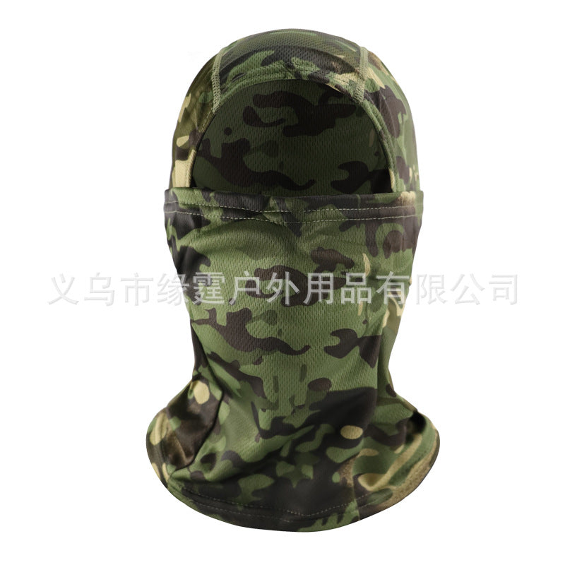 The Last Aztec, (Has to order  Minimum 2 to proceed with the order) Cross-border supply camouflage scarf hood outdoor riding mask hunting camouflage scarf fishing equipment