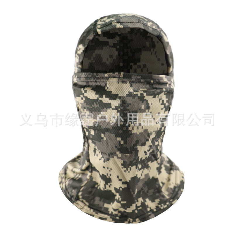 The Last Aztec, (Has to order  Minimum 2 to proceed with the order) Cross-border supply camouflage scarf hood outdoor riding mask hunting camouflage scarf fishing equipment