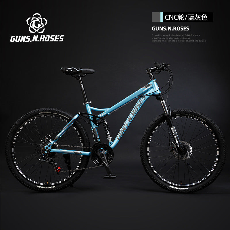 Mountain Bike Men's Variable Speed Shock Absorber Junior Bike 24 Inch 26 Racing Men's Female Junior High School Students Adult