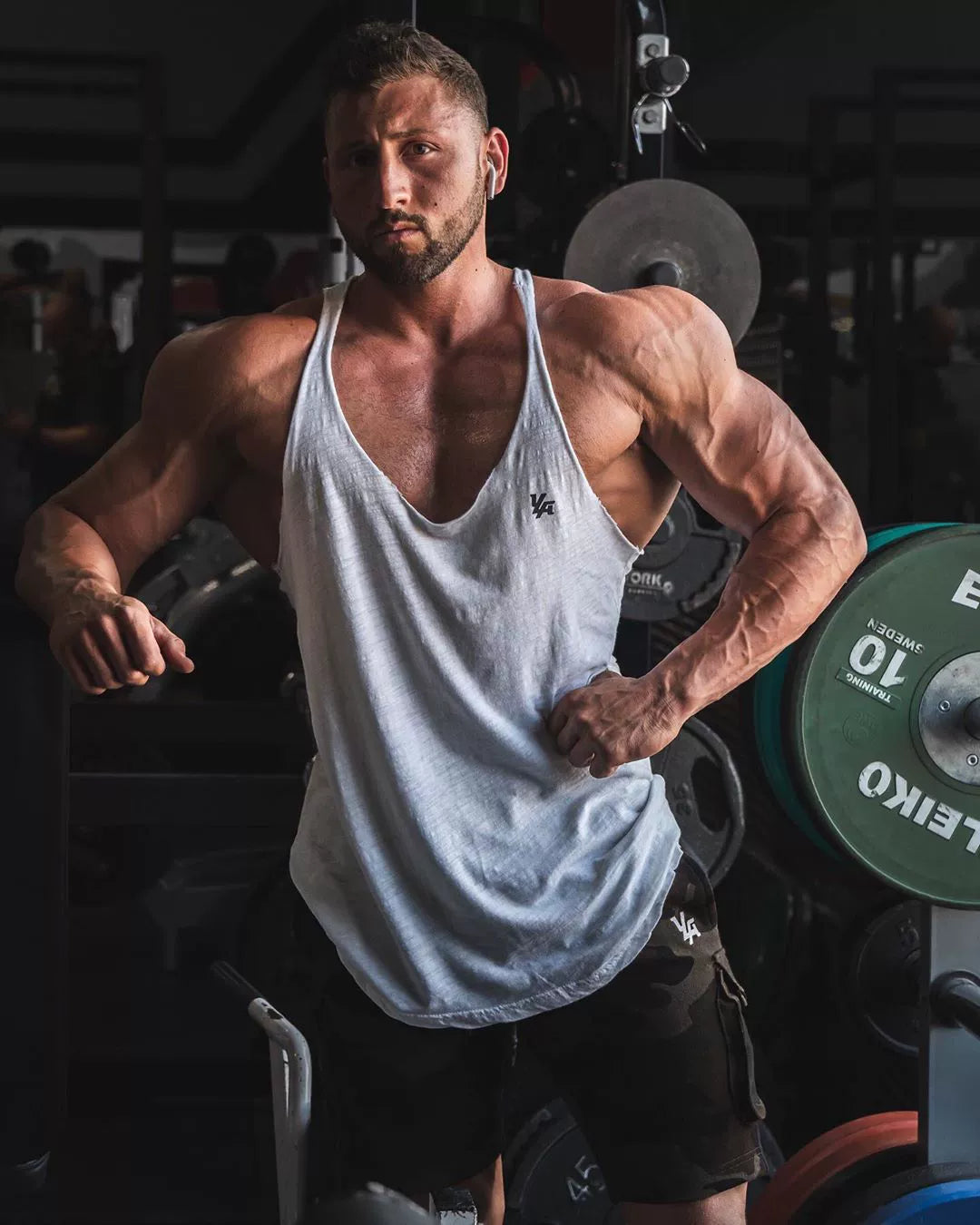 The Last Aztec, Muscle Fitness Brothers Summer Men's Sports Seamless Vest Cotton Loose I-shaped Suspenders Internet Celebrity Iron Vest