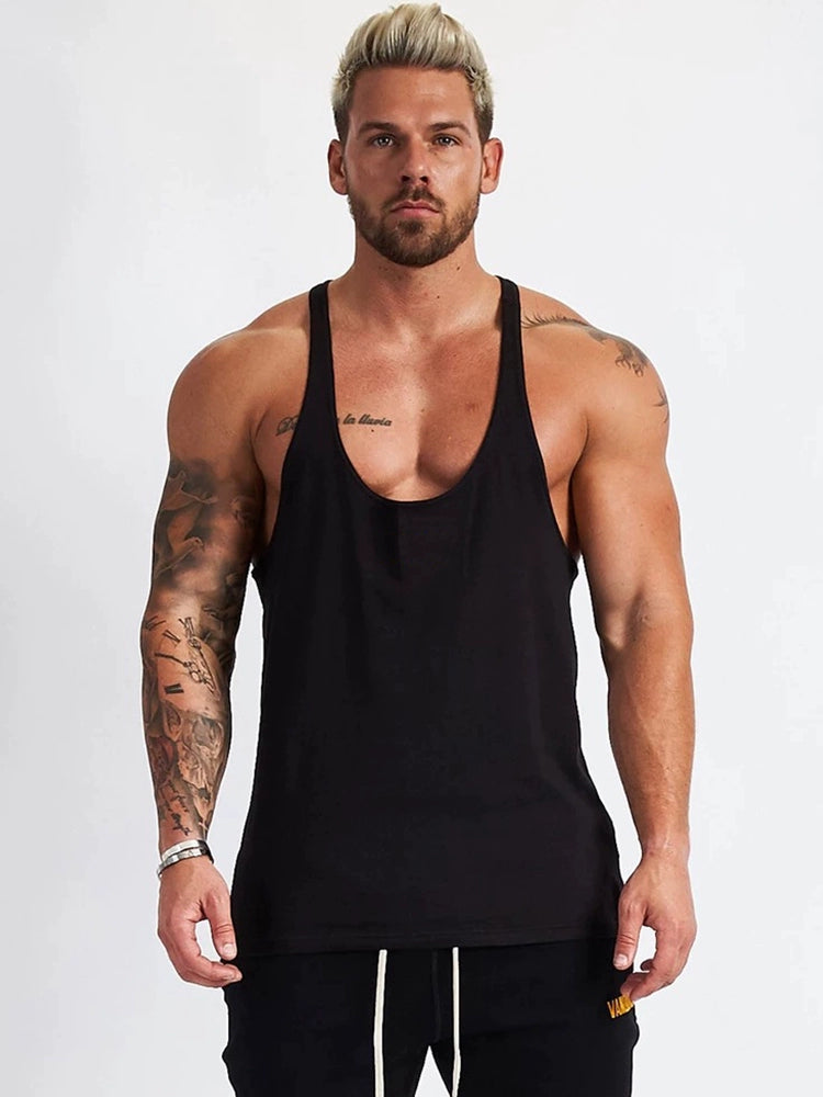 The Last Aztec, Fitness training vest male sports bodybuilding muscle sexy suspenders gym professional running elastic clothes tide