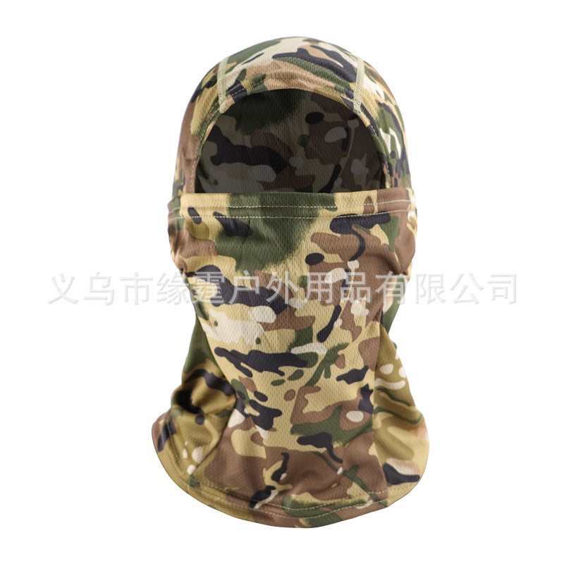 The Last Aztec, (Has to order  Minimum 2 to proceed with the order) Cross-border supply camouflage scarf hood outdoor riding mask hunting camouflage scarf fishing equipment