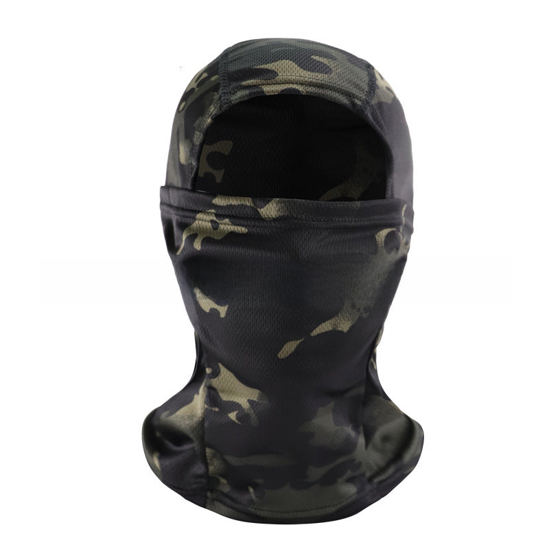 The Last Aztec, (Has to order  Minimum 2 to proceed with the order) Cross-border supply camouflage scarf hood outdoor riding mask hunting camouflage scarf fishing equipment