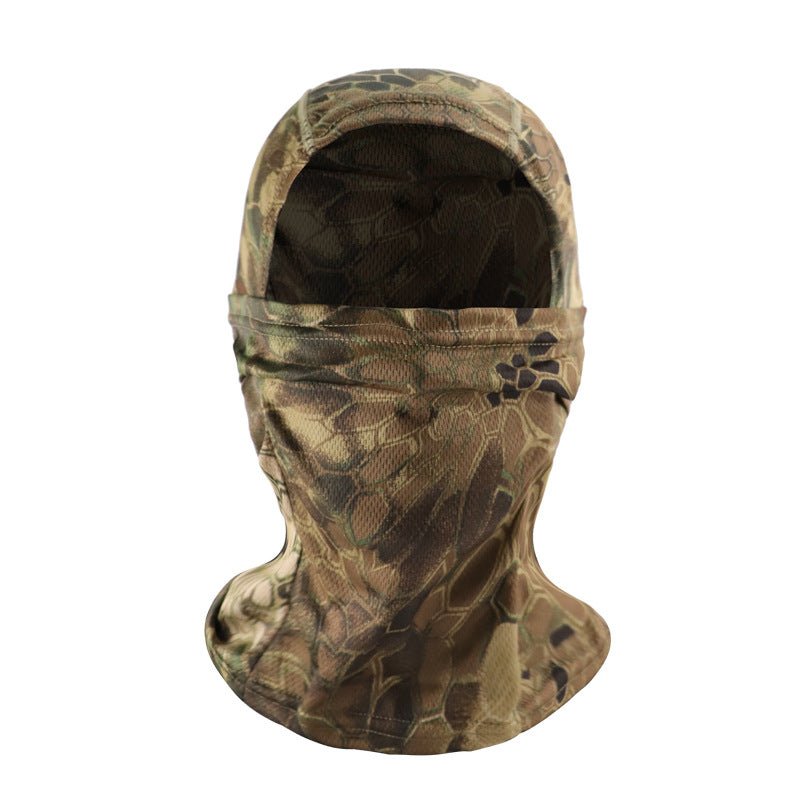 The Last Aztec, (Has to order  Minimum 2 to proceed with the order) Cross-border supply camouflage scarf hood outdoor riding mask hunting camouflage scarf fishing equipment
