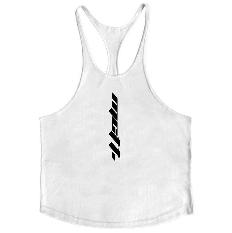 The Last Aztec, Summer Olympia muscle training bodybuilding gym clothes stiletto straps sexy sweat wicking racer sports vest men
