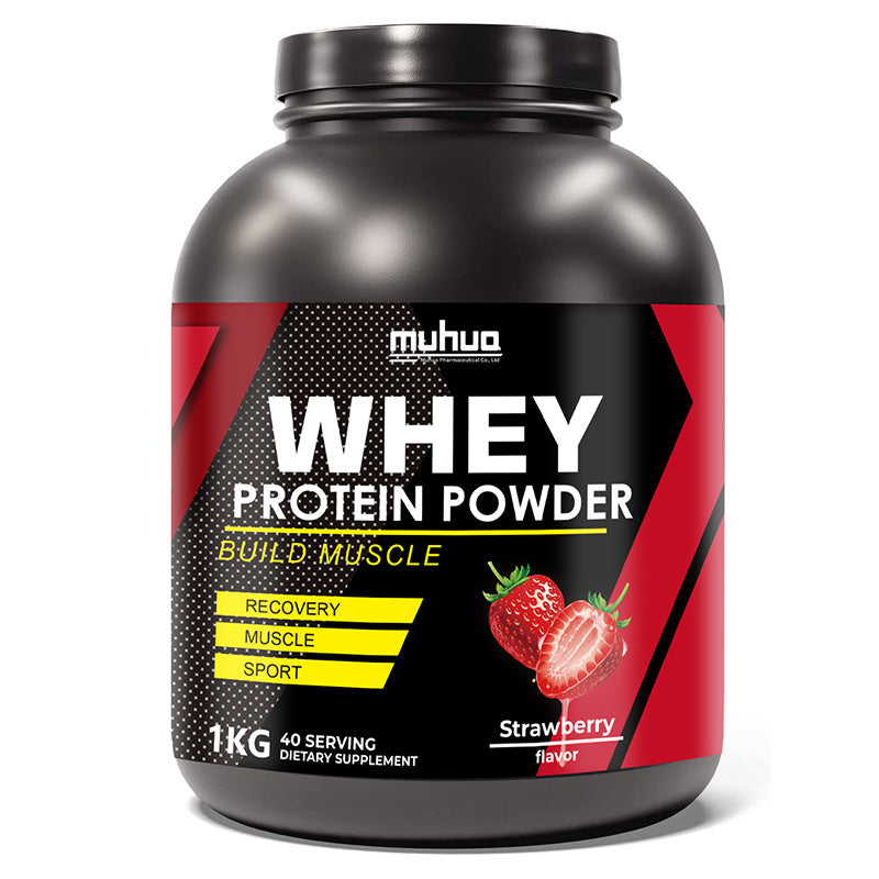 Cross-border whey protein powder whey protein powder strawberry flavor 2lbs 1kg