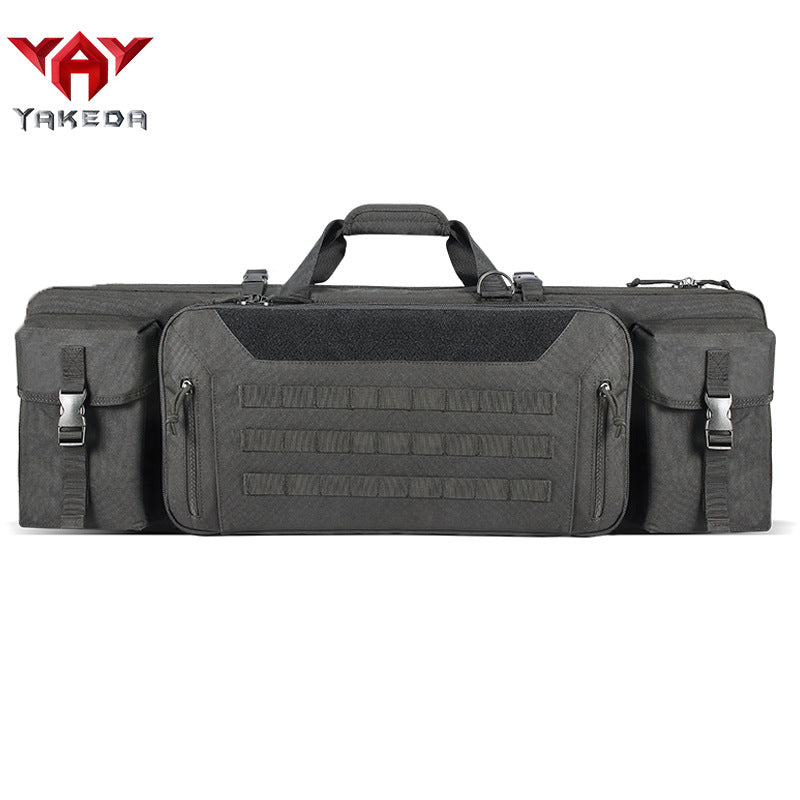 The Last Aztec, Yakoda hunting tactical gun bag equipment military fan handbag three-layer sea fishing bag big belly fishing rod bag outdoor fishing