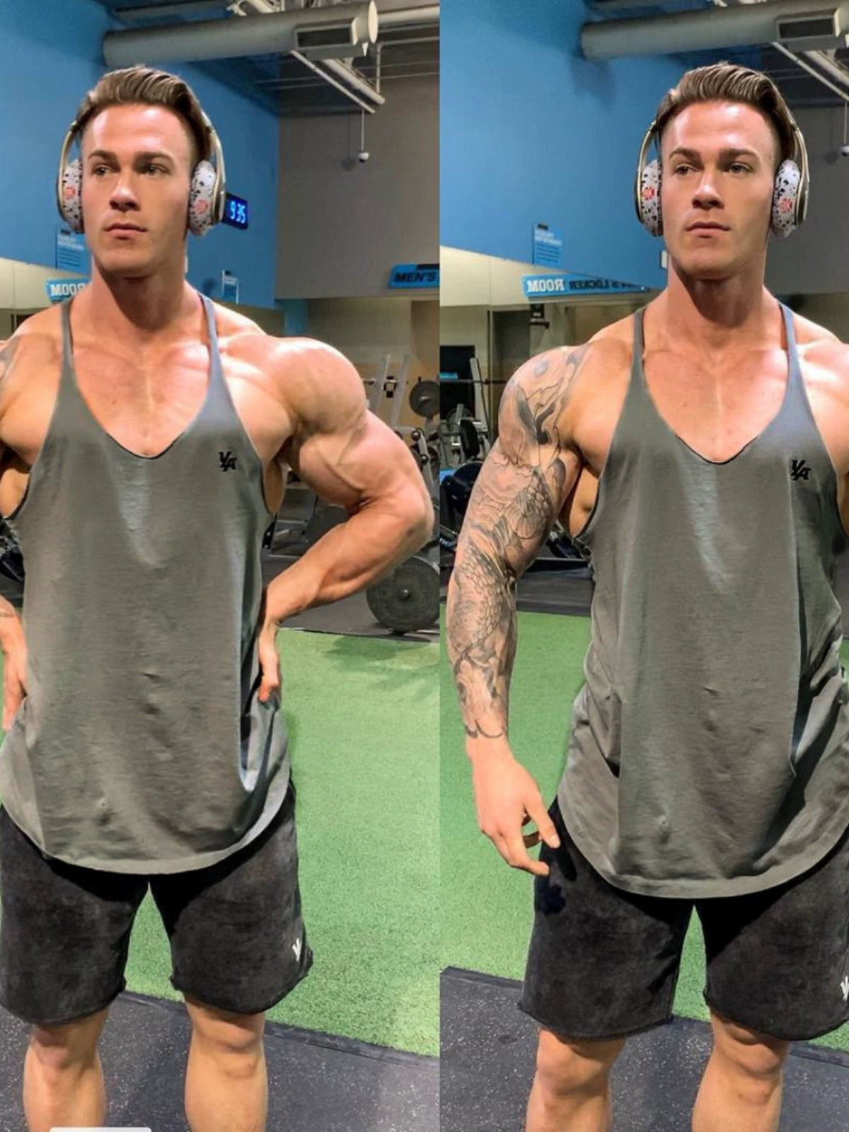 The Last Aztec, Muscle Fitness Brothers Summer Men's Sports Seamless Vest Cotton Loose I-shaped Suspenders Internet Celebrity Iron Vest