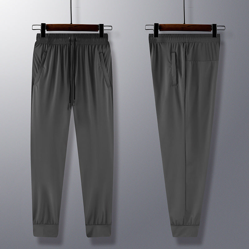 The Last Aztec, Get One Size Bigger Than Your Regular Size,  Ice Silk Leggings Men's Sports Pants Thin Trendy