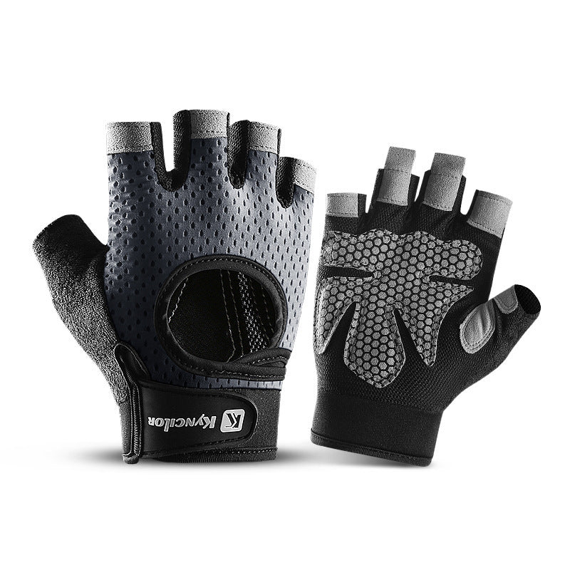 The Last Aztec, Sports Weightlifting Breathable Non-slip Silicone Half Finger Gloves