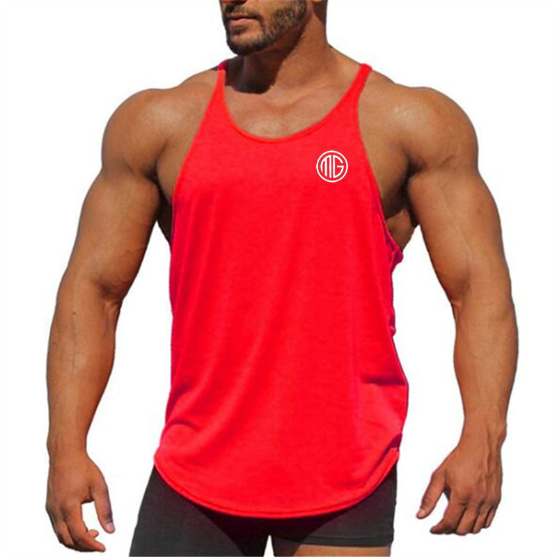 The Last Aztec, Get One Size Bigger Than Your Regular Size, Professional Bodybuilding Fitness Men's Cotton I-shaped Vest