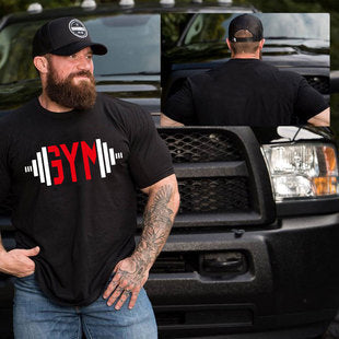 The Last Aztec, Men's Muscle Men's Fitness Bodybuilding Breathable Sweat Absorbing Sports Short-sleeved T-shirt