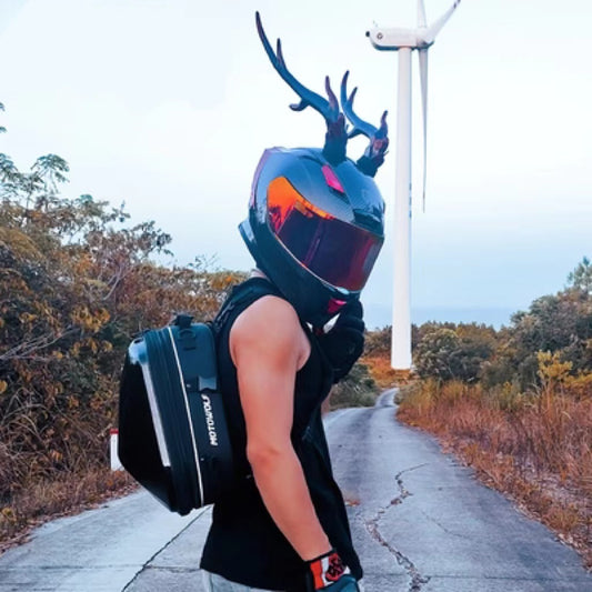 The Last Aztec, Dragon Horn Helmet Decoration Scooter Motorcycle Scooter