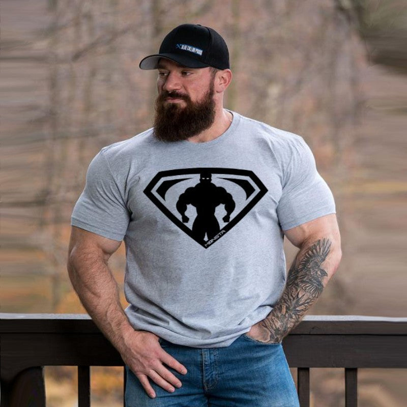 The Last Aztec, Men's Muscle Men's Fitness Bodybuilding Breathable Sweat Absorbing Sports Short-sleeved T-shirt