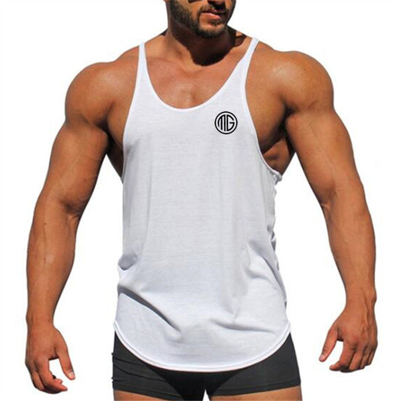 The Last Aztec, Get One Size Bigger Than Your Regular Size, Professional Bodybuilding Fitness Men's Cotton I-shaped Vest