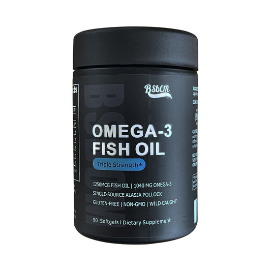 The Last Aztec, Triple Strength Omega 3 Fish Oil  Burpless Fish Oil Supplement W EPA & DHA Fatty Acids From Single-Source Wild Alaska Pollock 90 Count