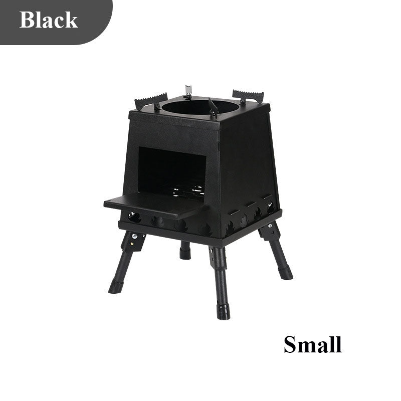The Last Aztec, Outdoor Camping Wood Stove Folding Portable Wood Stove