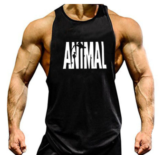 The Last Aztec, Men's Cotton Waistcoat With Wide-split Fitness And Bodybuilding Vest