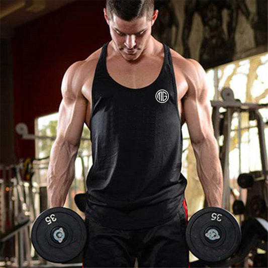 The Last Aztec, Get One Size Bigger Than Your Regular Size, Professional Bodybuilding Fitness Men's Cotton I-shaped Vest