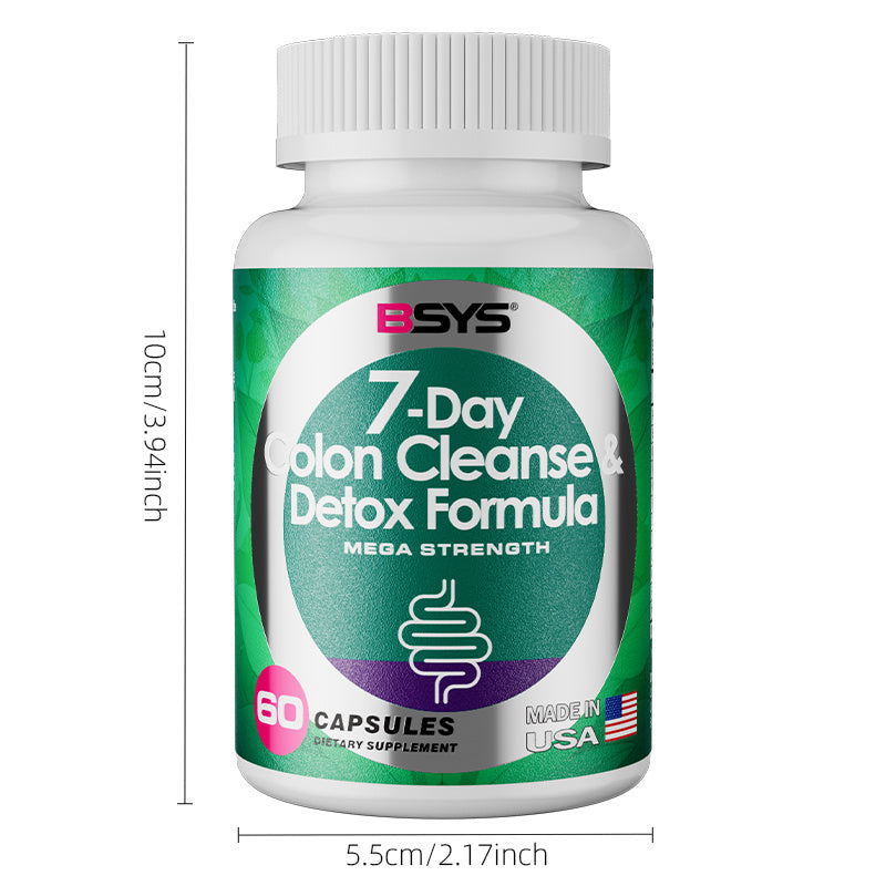 The Last Aztec, BSYS 7 Day Colon Cleanse & Detox Formula 60's
