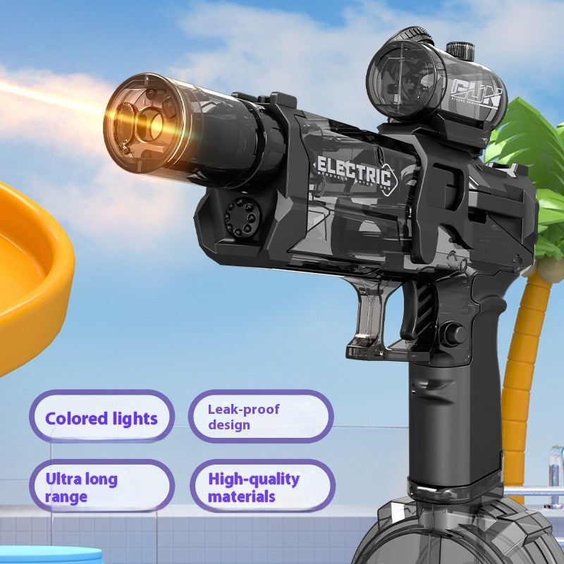 The Last Aztec, Fire Rat Electric Water Pistol Cool Light Full Automatic Water Spray Gun Summer Toy Sports Entertainment Children Gifts AC223