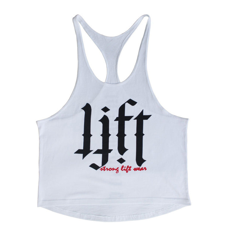 The Last Aztec, LIFT Men's Fitness Bodybuilding Cotton Camisole Sports Vest