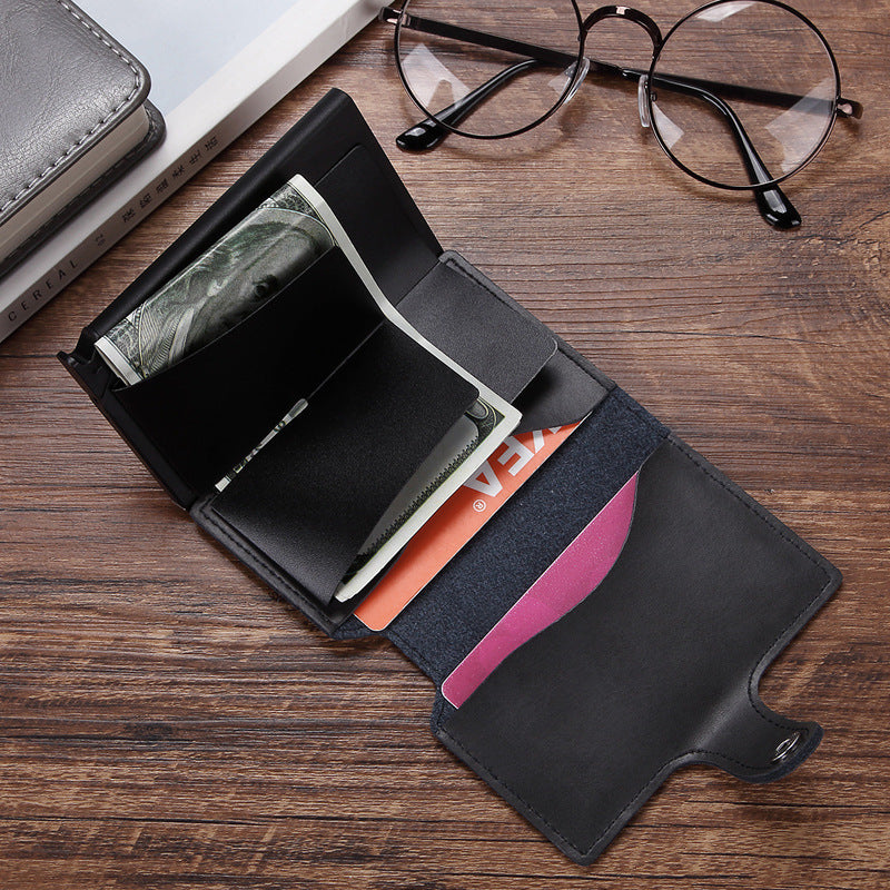 The Last Aztec, Be Comfortable Working-out, Automatic Card Holder Anti-theft Swiping Credit Card Box Wallet