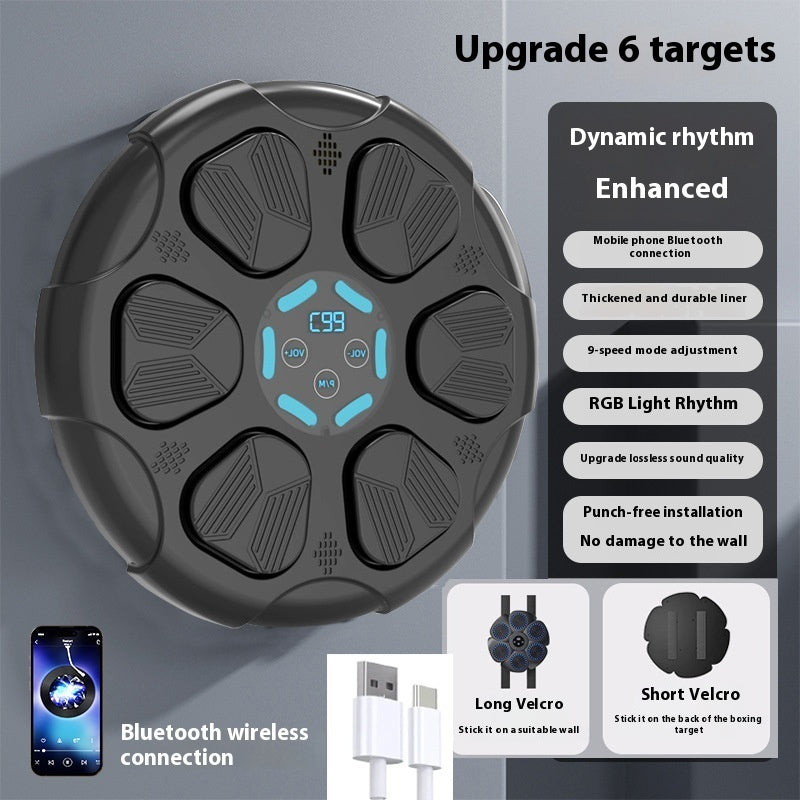 The Last Aztec, Bluetooth Boxing Target Home Boxing Fitness Light Music Boxing Trainer