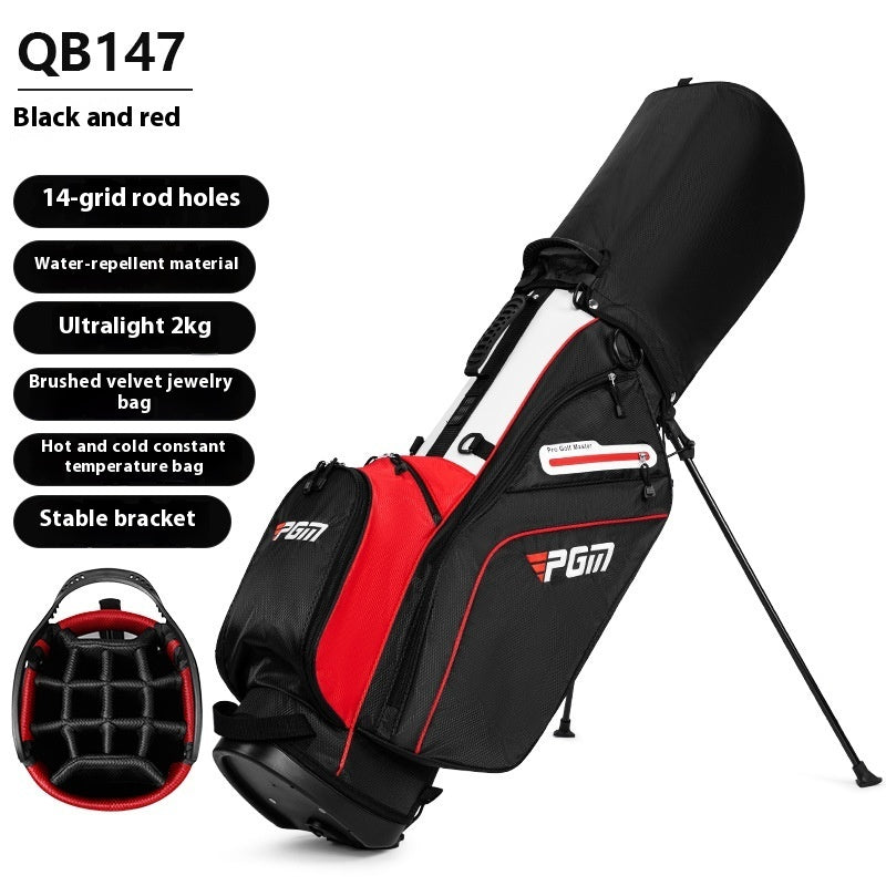 The Last Aztec, Golf Bag Bracket Insertion Pole Backpack Ball Bag