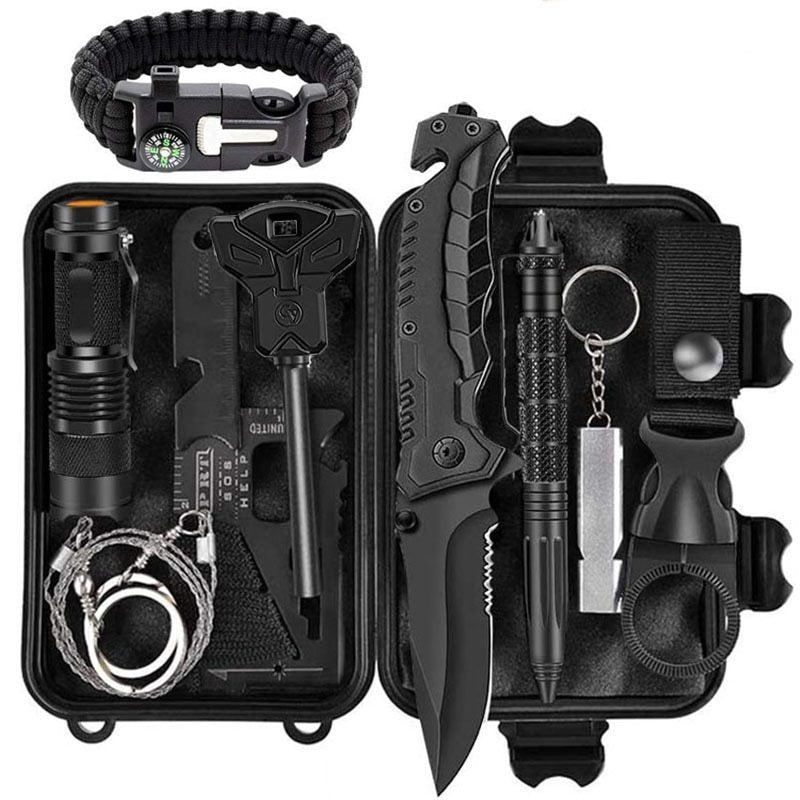 The Last Aztec, Outdoor Multifunctional Survival Tool Set Camping Equipment SOS First Aid Box