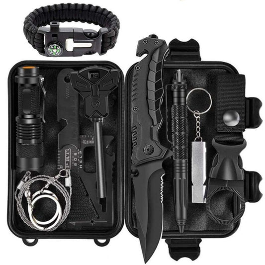 The Last Aztec, Outdoor Multifunctional Survival Tool Set Camping Equipment SOS First Aid Box