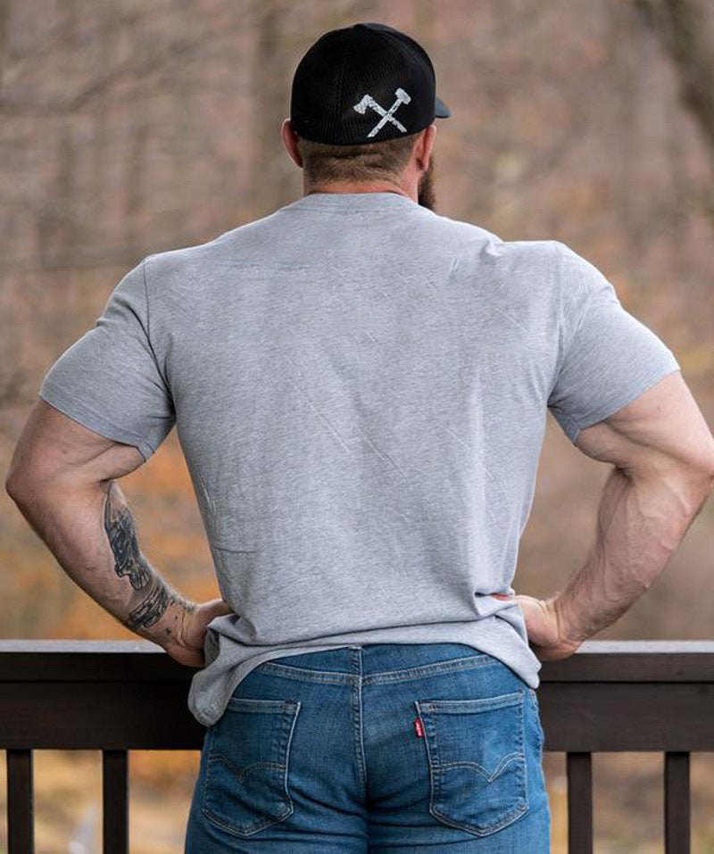 The Last Aztec, Men's Muscle Men's Fitness Bodybuilding Breathable Sweat Absorbing Sports Short-sleeved T-shirt