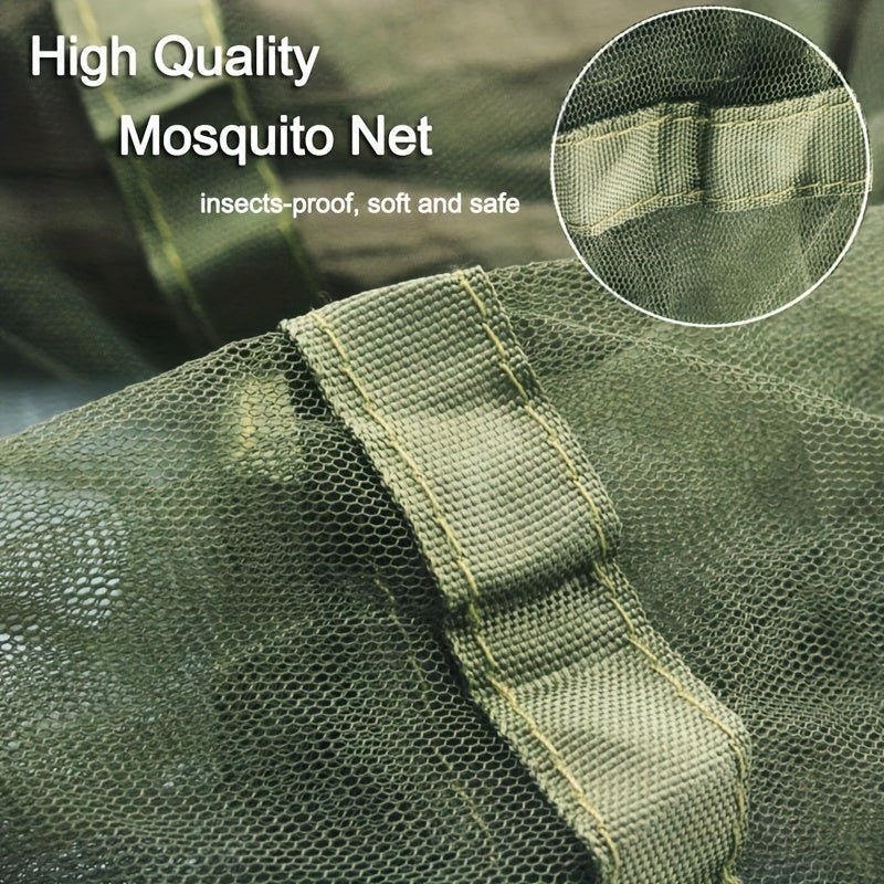 The Last Aztec, 2025 Upgraded Version Ultra-light Camping Hammock With Mosquito Net, Double-layer Anti-mosquito Net, 0.8kg Portable Hammock, Load-bearing Capacity Of 400 Pounds, Can Accommodate 1-2 People