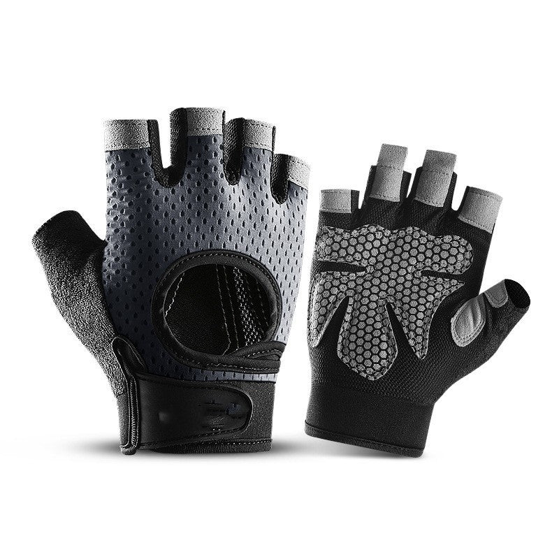 The Last Aztec, Sports Weightlifting Breathable Non-slip Silicone Half Finger Gloves