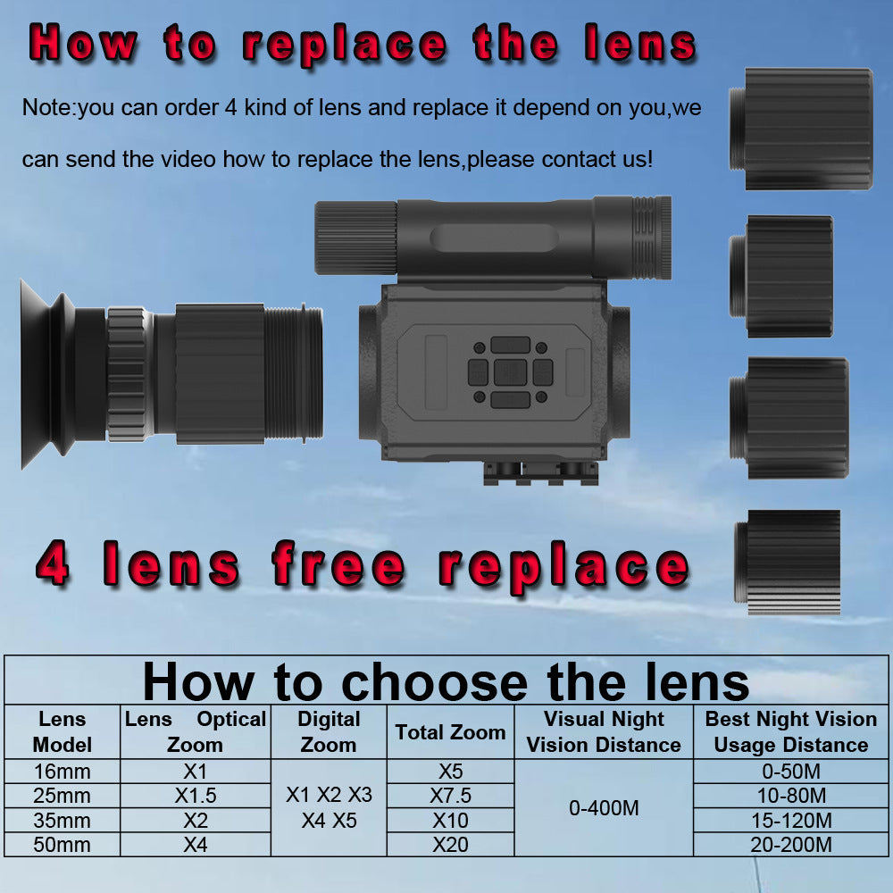 The Last Aztec, NK008 Infrared Telescope HD Shimmering Night Vision Instrument