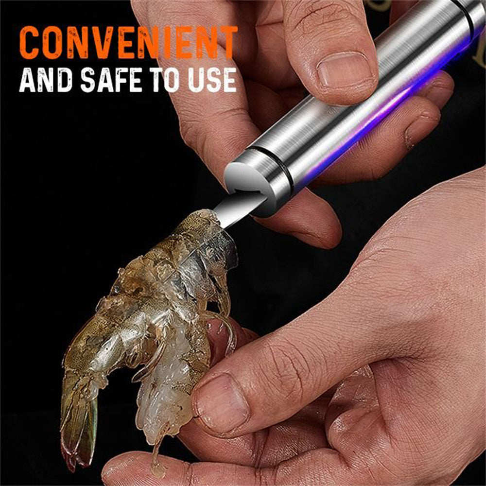 The Last Aztec, Multifunctional Stainless Steel Shrimp Remover  Shrimp Line Fish Maw Knife Fish Cutter Scissories Fish Scale Remover Kitchen Gadget Accessories Tools Creative Kitchen Tools