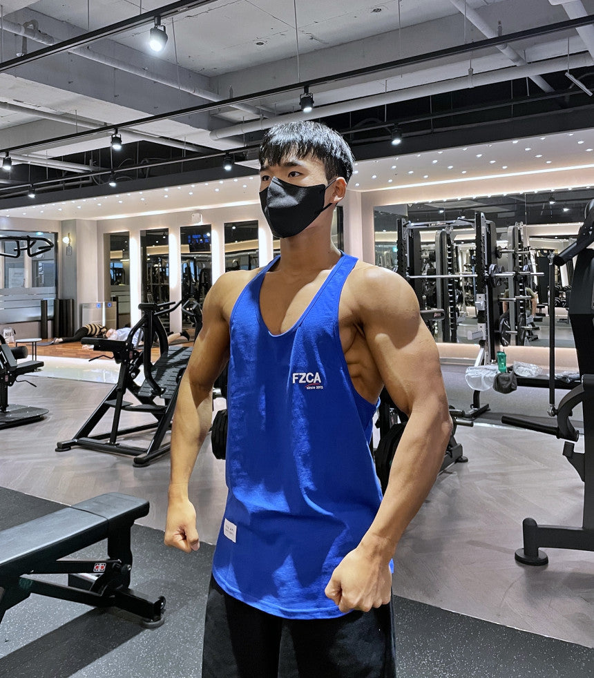 The Last Aztec, Get One Size Bigger Than Your Regular Size, Sports Fitness Muscle Men's Summer Elastic Running Training Moisture Wicking Casual Vest