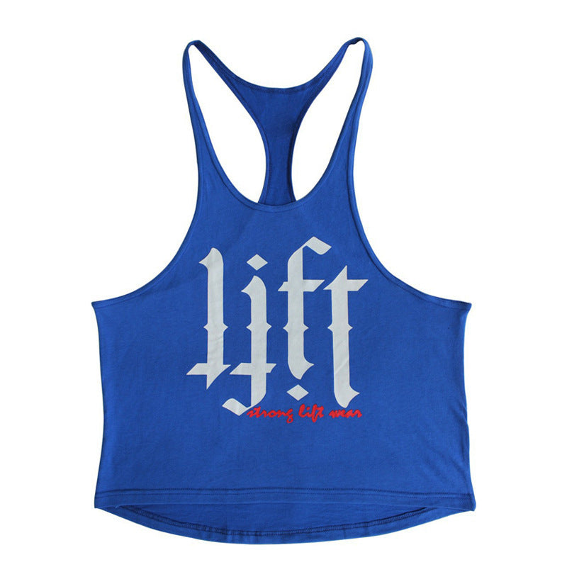 The Last Aztec, LIFT Men's Fitness Bodybuilding Cotton Camisole Sports Vest