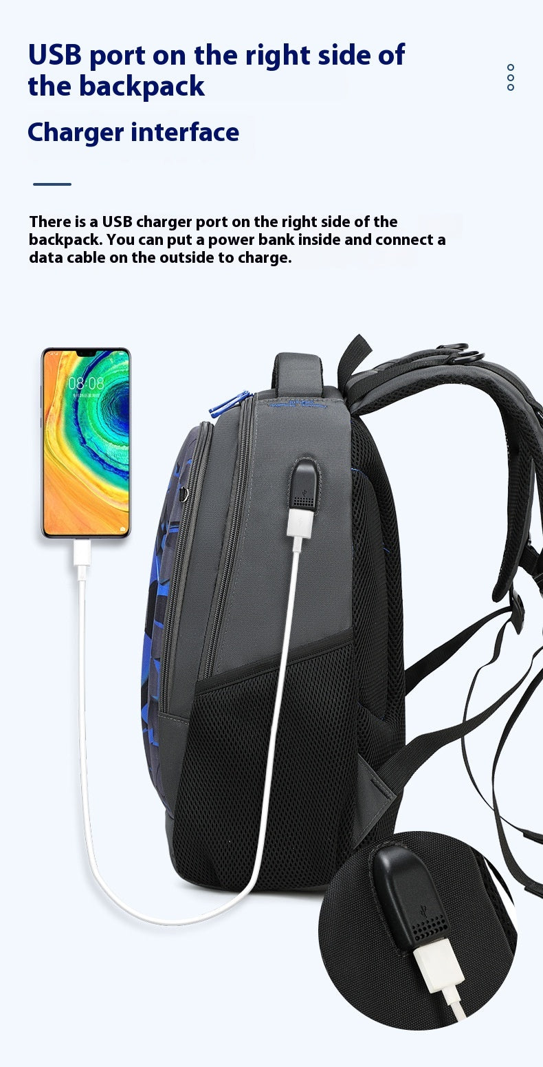 The last Aztec, Hard Shell Football Burden Reduction Boy's Shoulder Large Capacity Belt Small Pen Bag Set Of School Bag