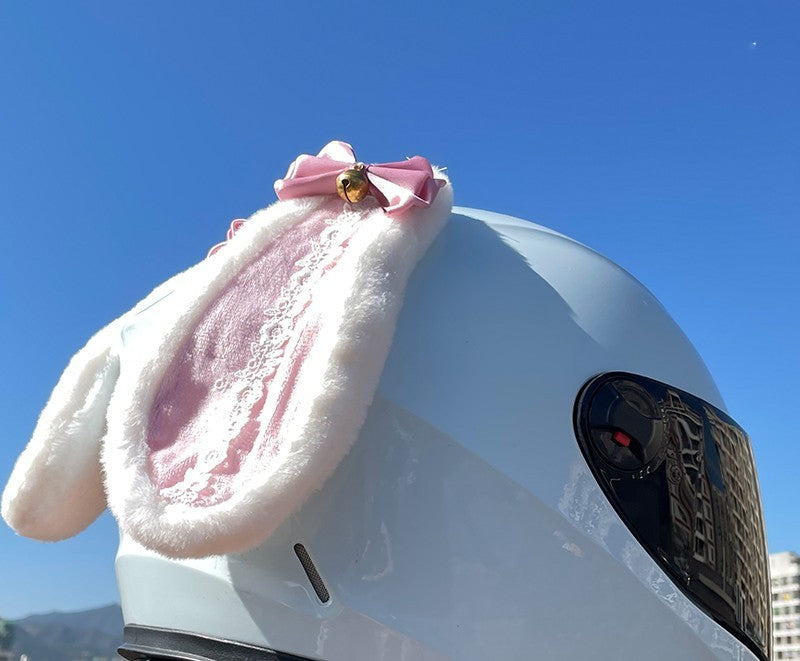 The Last Aztec, Cute Upgrade Rabbit Ears Motorcycle Helmet Decoration