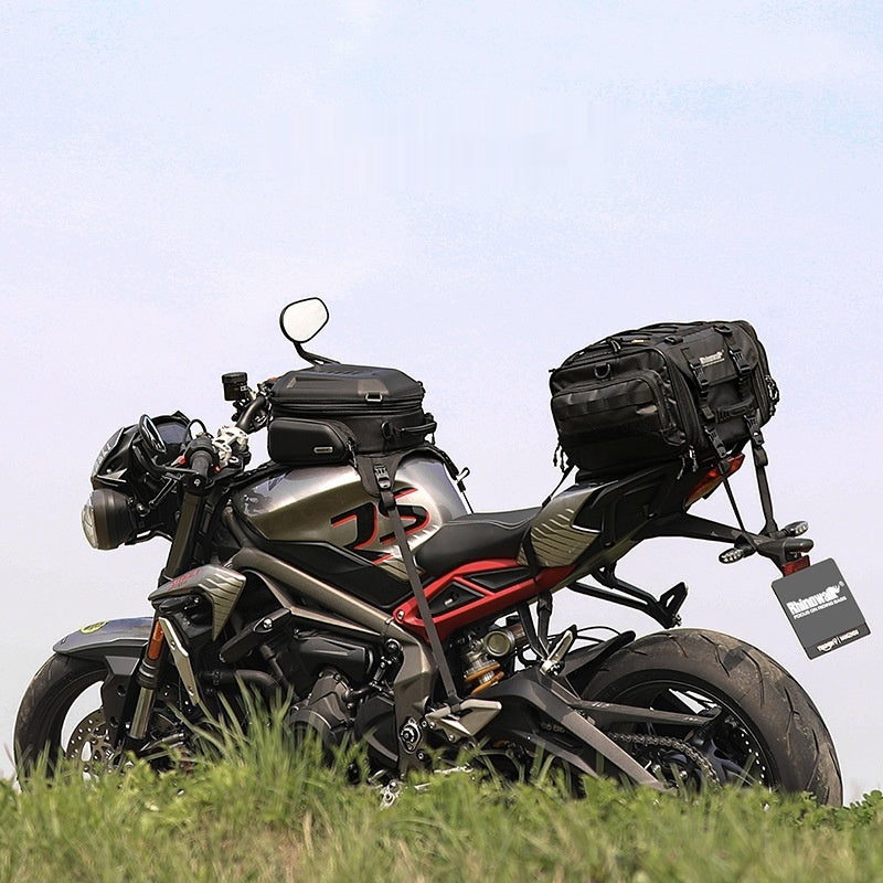 The Last Aztec, 15L Can Expand Motorcycle Hard Shell Backpack