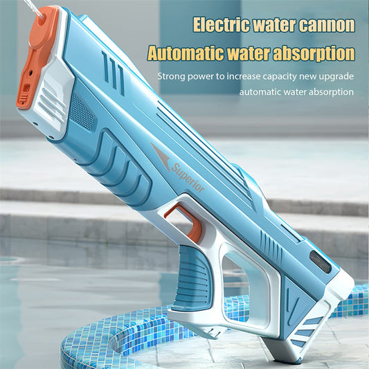 The Last Aztec, Summer Full Automatic Electric Water Gun Toy Induction Water Absorbing High-Tech Burst Water Gun Beach Outdoor Water Fight Toys