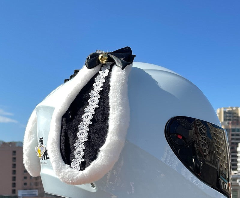 The Last Aztec, Cute Upgrade Rabbit Ears Motorcycle Helmet Decoration