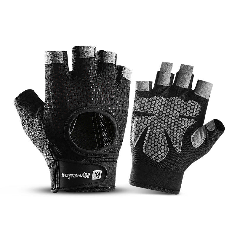 The Last Aztec, Sports Weightlifting Breathable Non-slip Silicone Half Finger Gloves